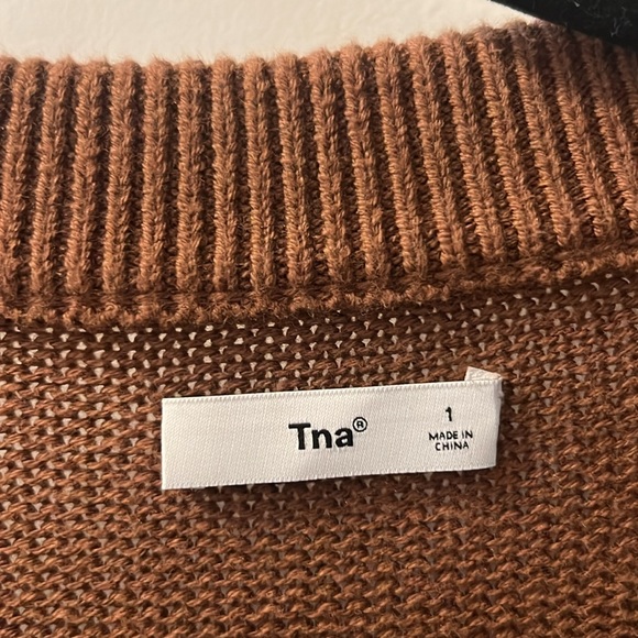 TNA Barry Cardigan in Brown, Size 1 (Aritzia) - Picture 3 of 3